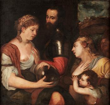 447. Peter Paul Rubens Efter, Hos spåkvinnan.