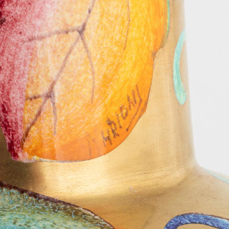 Bordslampor, ett par, keramik, Paolo Marioni, Italien.