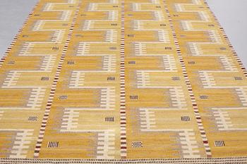 Marianne Richter, MATTO, "Gula havet", flat weave, ca 298 x 204 cm, signed AB MMF MR.