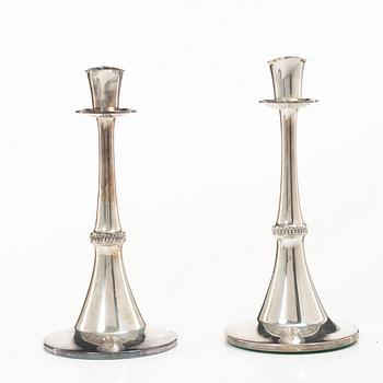 Markströms Guldsmeds Ab, Candlesticks, a pair, silver, Uppsala 1962–1966.