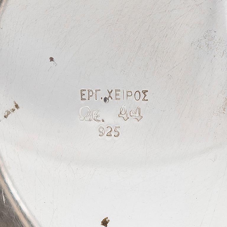 A Greek sterling silver bowl, Erg. Xeiros, 1970s.