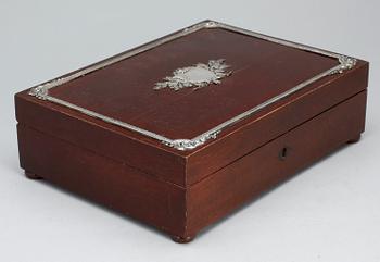 SKRIN, trä/silver, WA Bolin, Stockholm, 1924, stämplad.