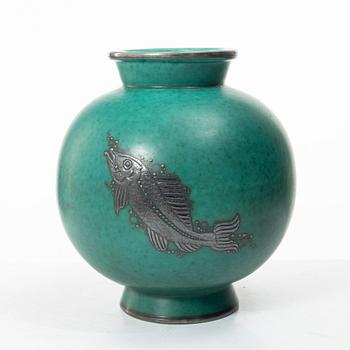 Wilhelm Kåge, an 'Argenta' vase, Gustavsberg.