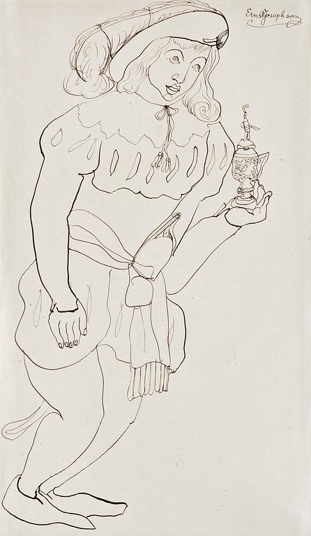Ernst Josephson, "Prins med guldpokal".