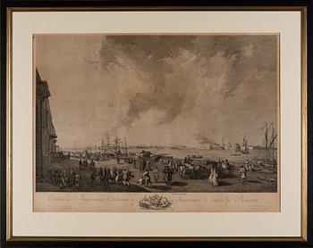 JEAN-BAPTISTE LE PRINCE, efter, kopparstick, Jacques Philippe Lebas, 1778.