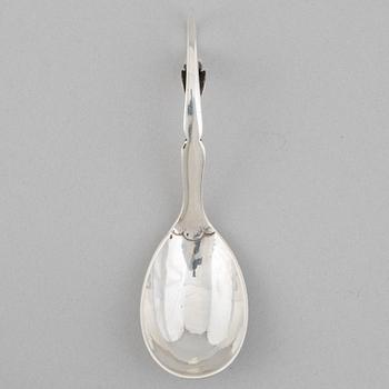 Georg Jensen, a sterling silver serving spoon, Copenhagen, Denmark 1931.