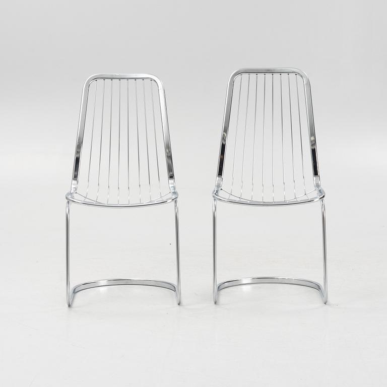 Gastone Rinaldi, a dining table and four chairs, Italy, 1960's/70's.