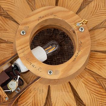 Vägglampor, ett par, Einar Karlsson, 1988-89.