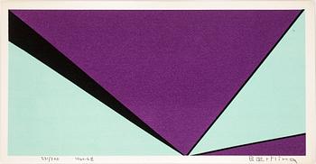 Olle Baertling · OLLE BAERTLING, färgserigrafi, 1964-68, signerad och numrerad 231/300.