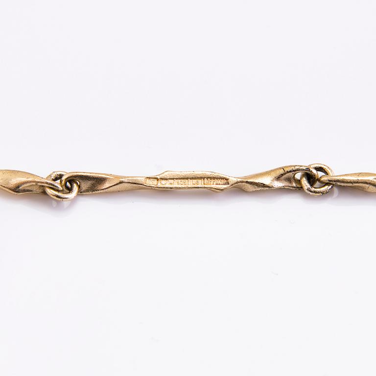 BJÖRN WECKSTRÖM, SORMUS, "Magmassa", KETJU ja KORVAKORUT, sterlinghopeaa, Lapponia, Helsinki 1971-88.