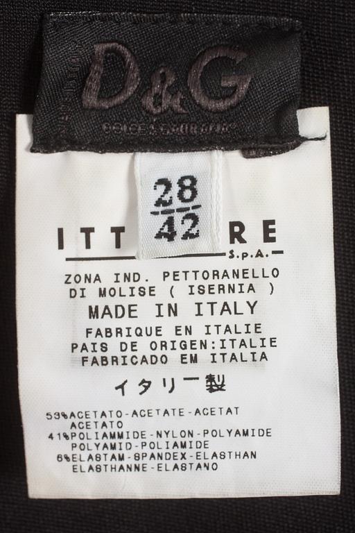 KLÄNNING, D&G.