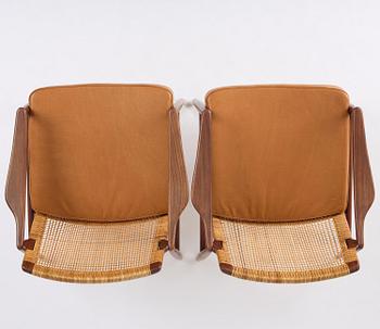 Hartmut Lohmeyer, a pair of armchairs, Wilkhahn, Germany, 1950s.