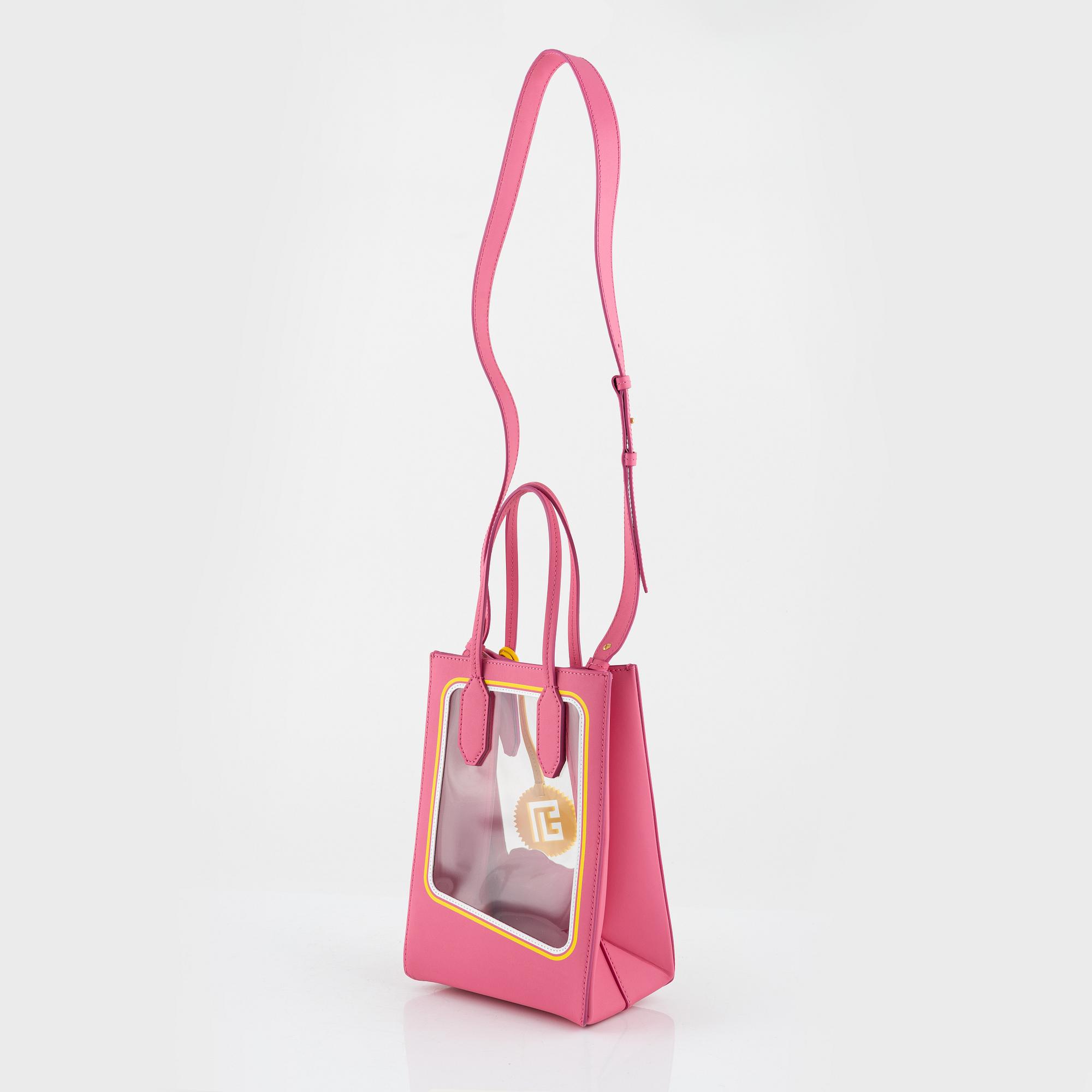 Balmain X Barbie PVC Shopper Tote Bag, limited edition, 2022.