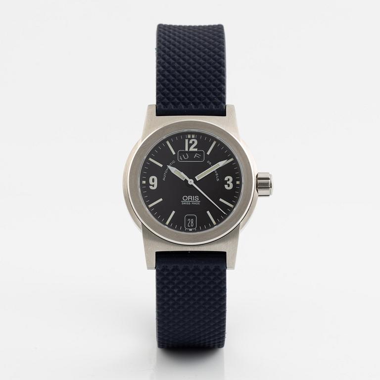 Oris, Big Crown, Day-Date, armbandsur, 35 mm.