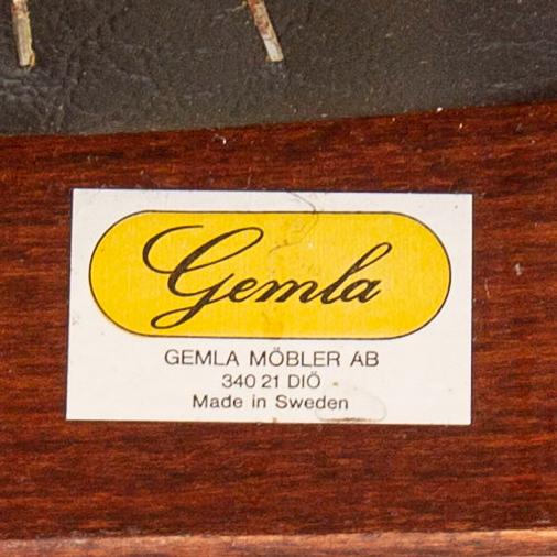 Karmstolar 7 st Gemla möbler 1980-tal.