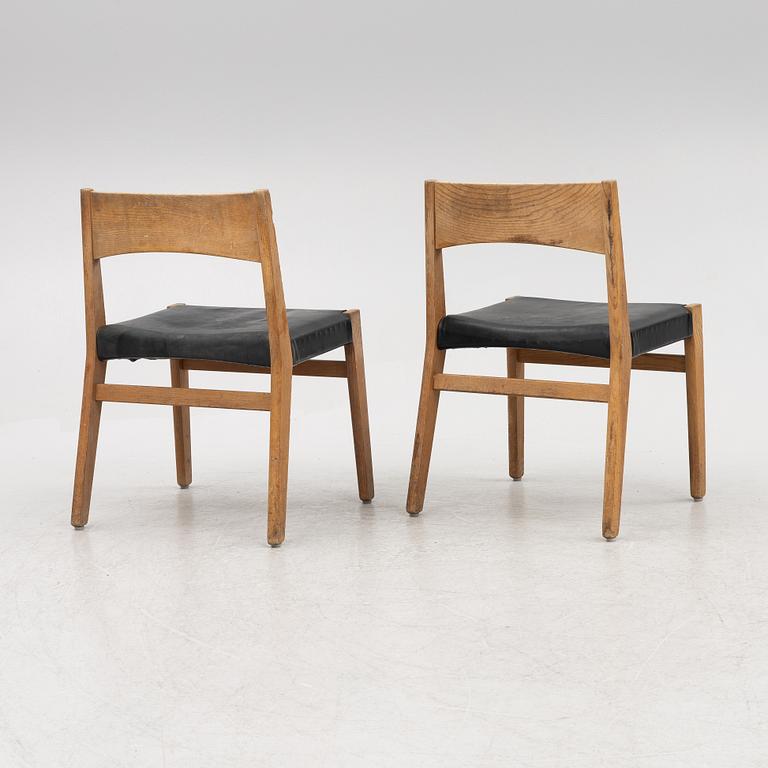 John Vedel-Rieper, six chairs, Denmark, second half of the 20th century.