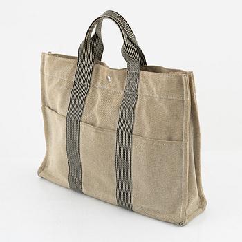 Hermès, "Fourre Tout" canvas bag.