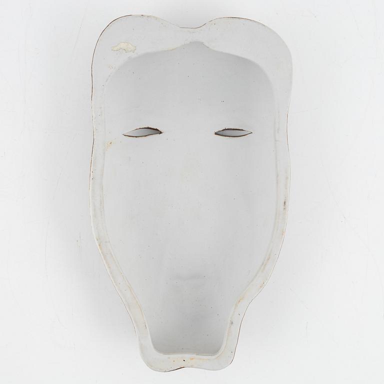 Lisa Larson, mask, "Afro", stengods, K-Studion, Gustavsberg.