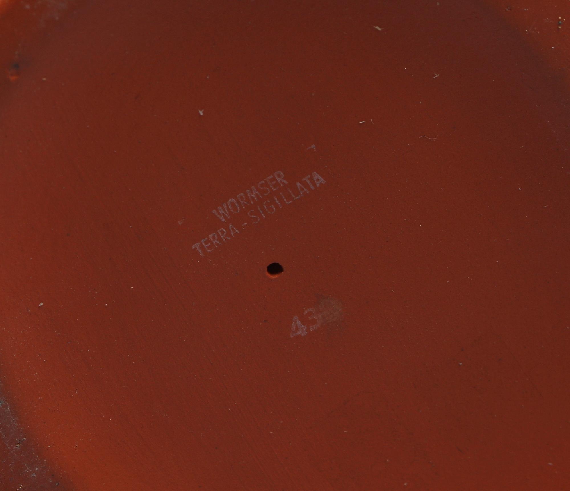 FIGURIN, lergods, Wormser Terra Sigillata, Art Deco.