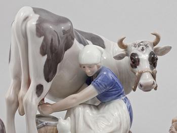 FIGURINER, 3 st, porslin, Bing & Gröndahl, 1900-talets andra hälft.