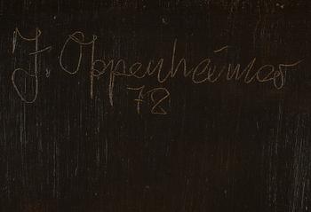 JOHNNY OPPENHEIMER, olja på duk, signerad och daterad -78.