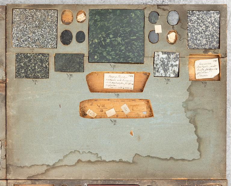 Stensamling, ca 263 delar, omkring år 1800.