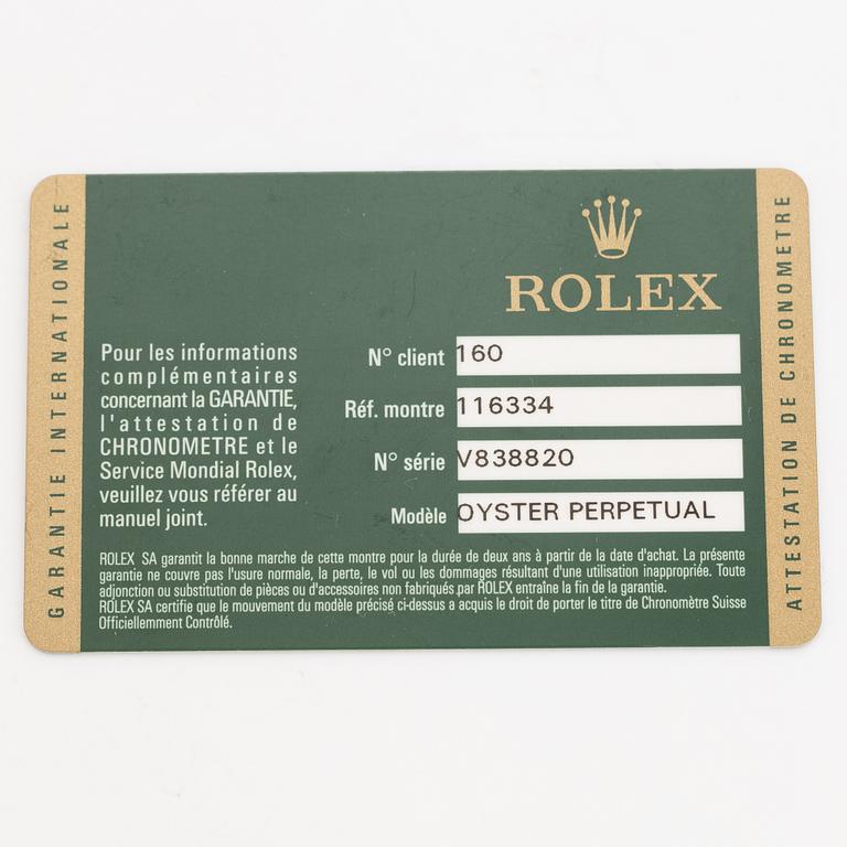 Rolex, Oyster Perpetual, Datejust II, wristwatch, 41 mm.