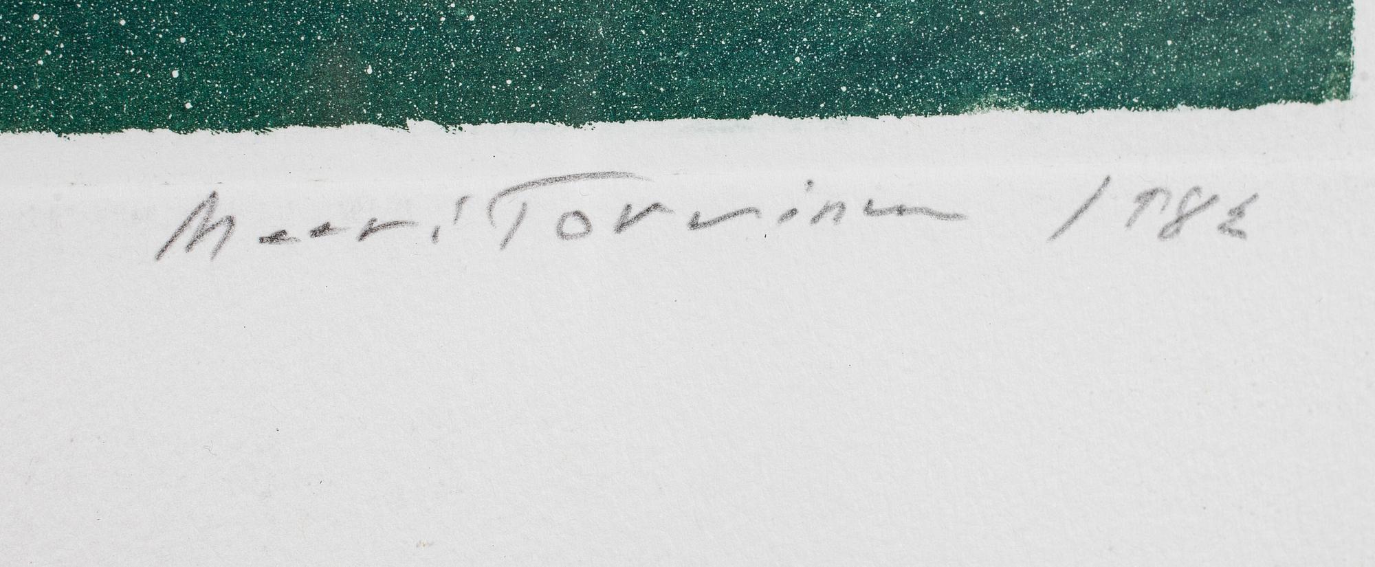 MEERI TORVINEN-ROUVINEN, etsning, signerad och daterad 1982.