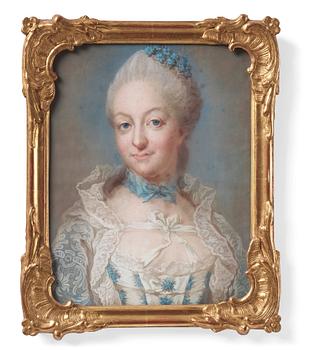 Gustaf Lundberg Tillskrivna, Herr- och damporträtt, bröstbilder, ett par.