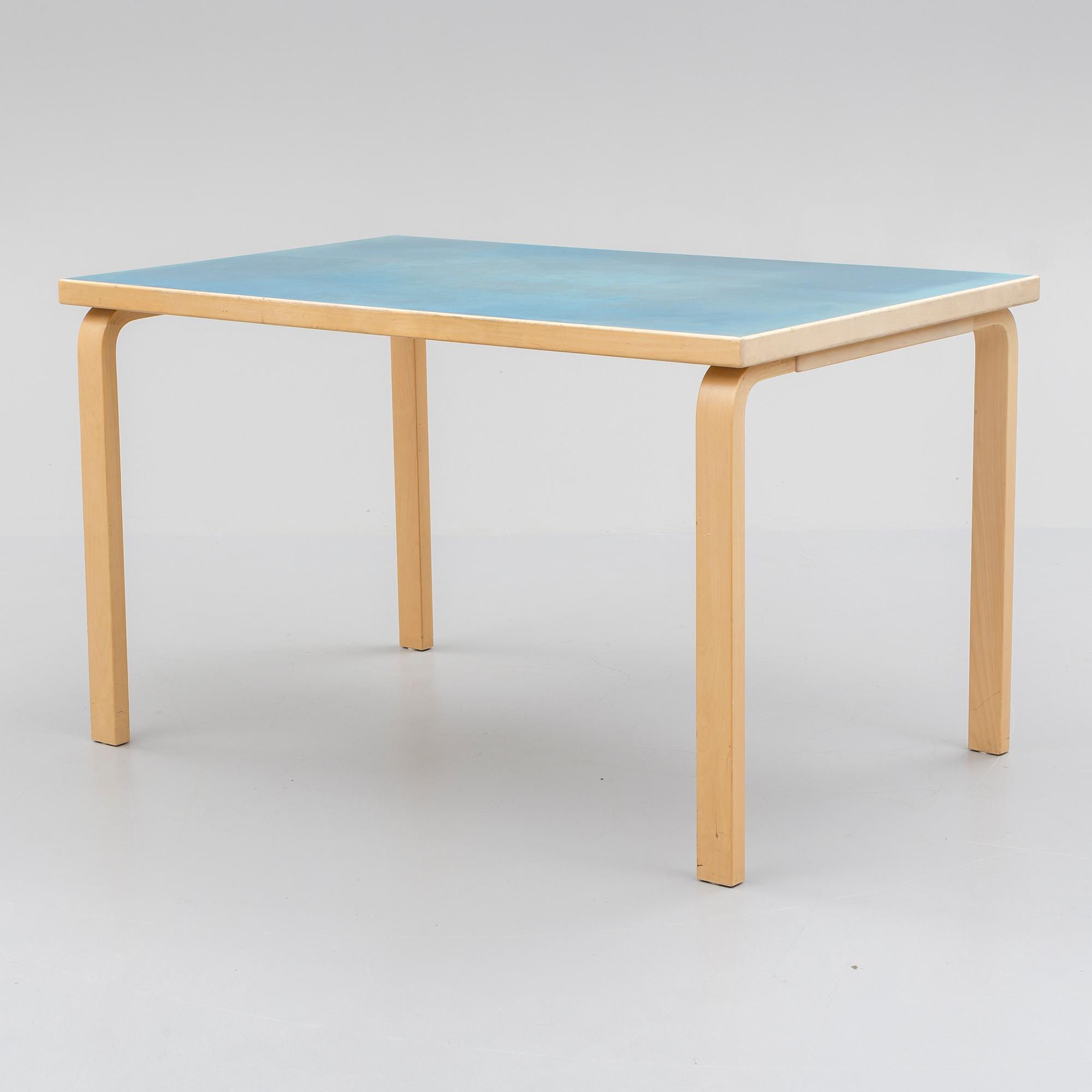 a second half of the 20th century table by Alvar Aalto for Artek.