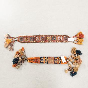 Decorative band for horse Kurdistan old/semi-antique approx. 115x12 cm 133x13 cm.