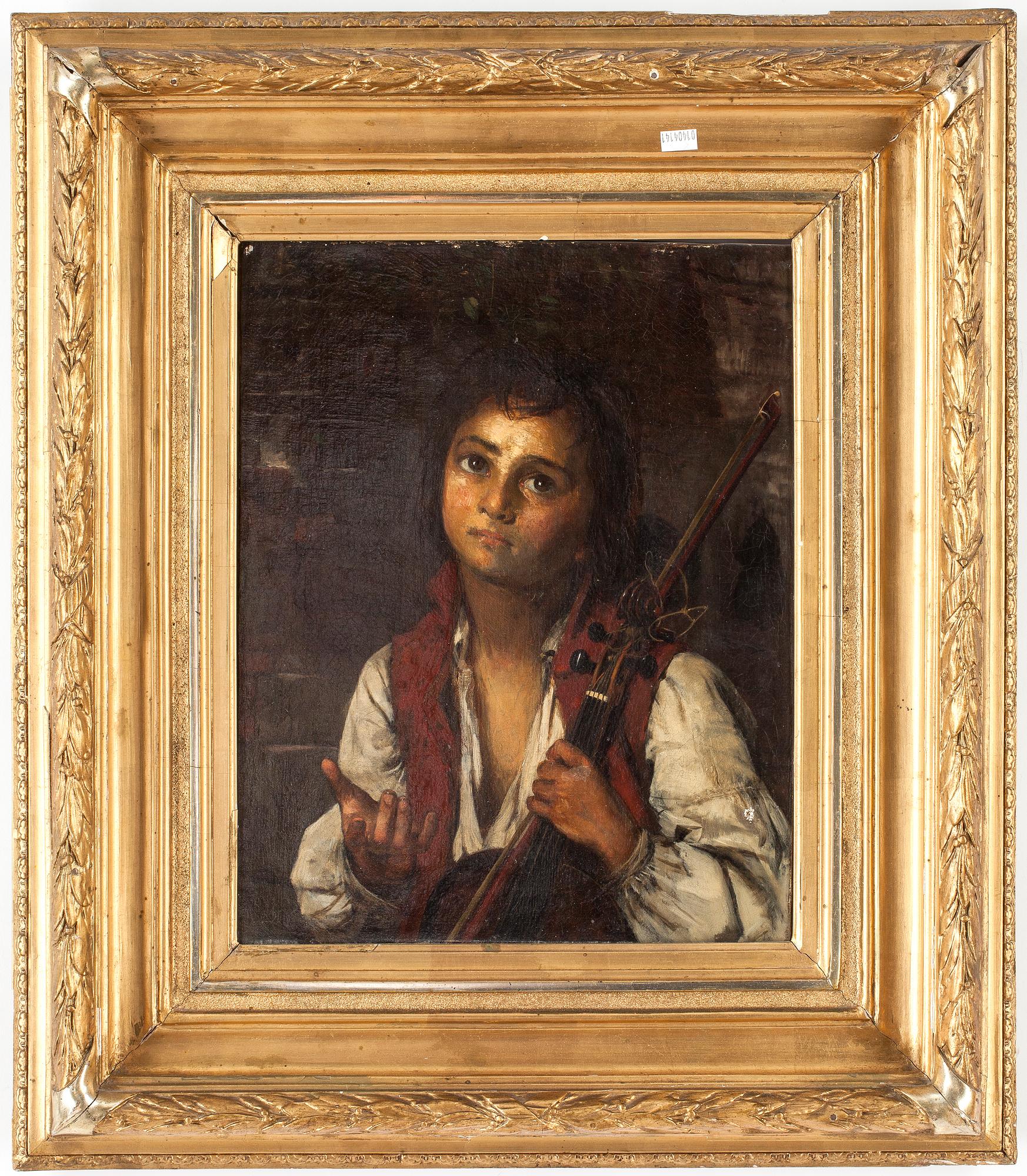 EDVARD PERSÉUS, tillskriven, olja på duk, ej signerad.