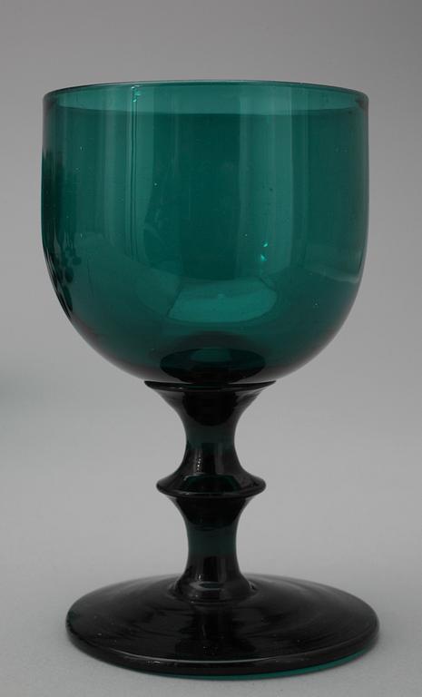 VITVINSGLAS, 13 st, sent 1800-tal.