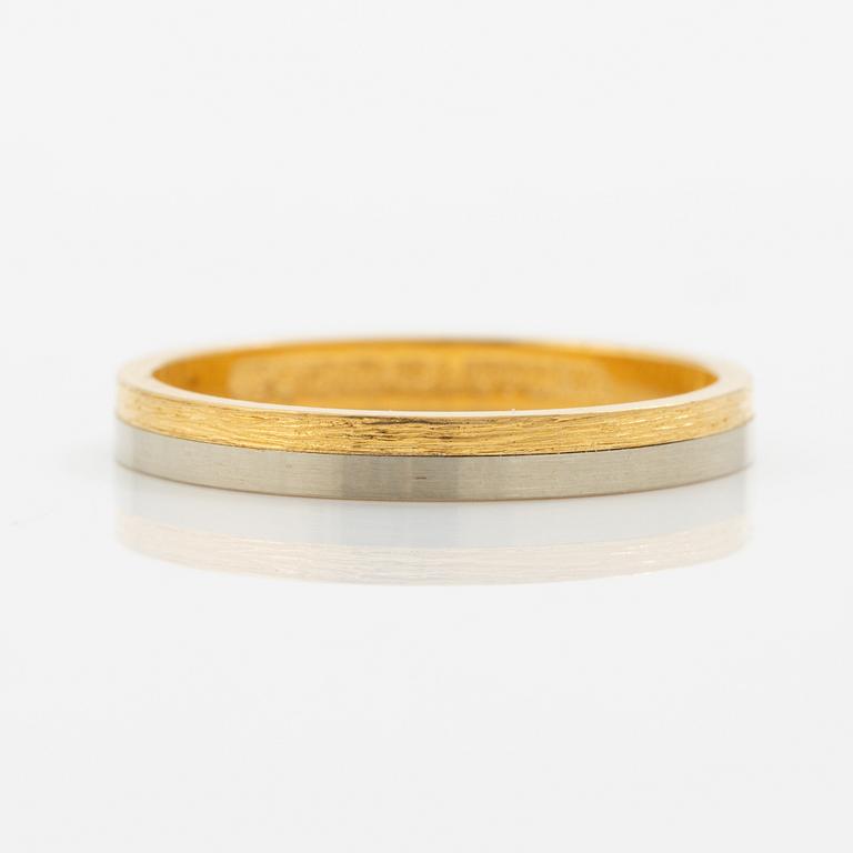 Lapponia, ring 18K gold and white gold, Finland 1978.