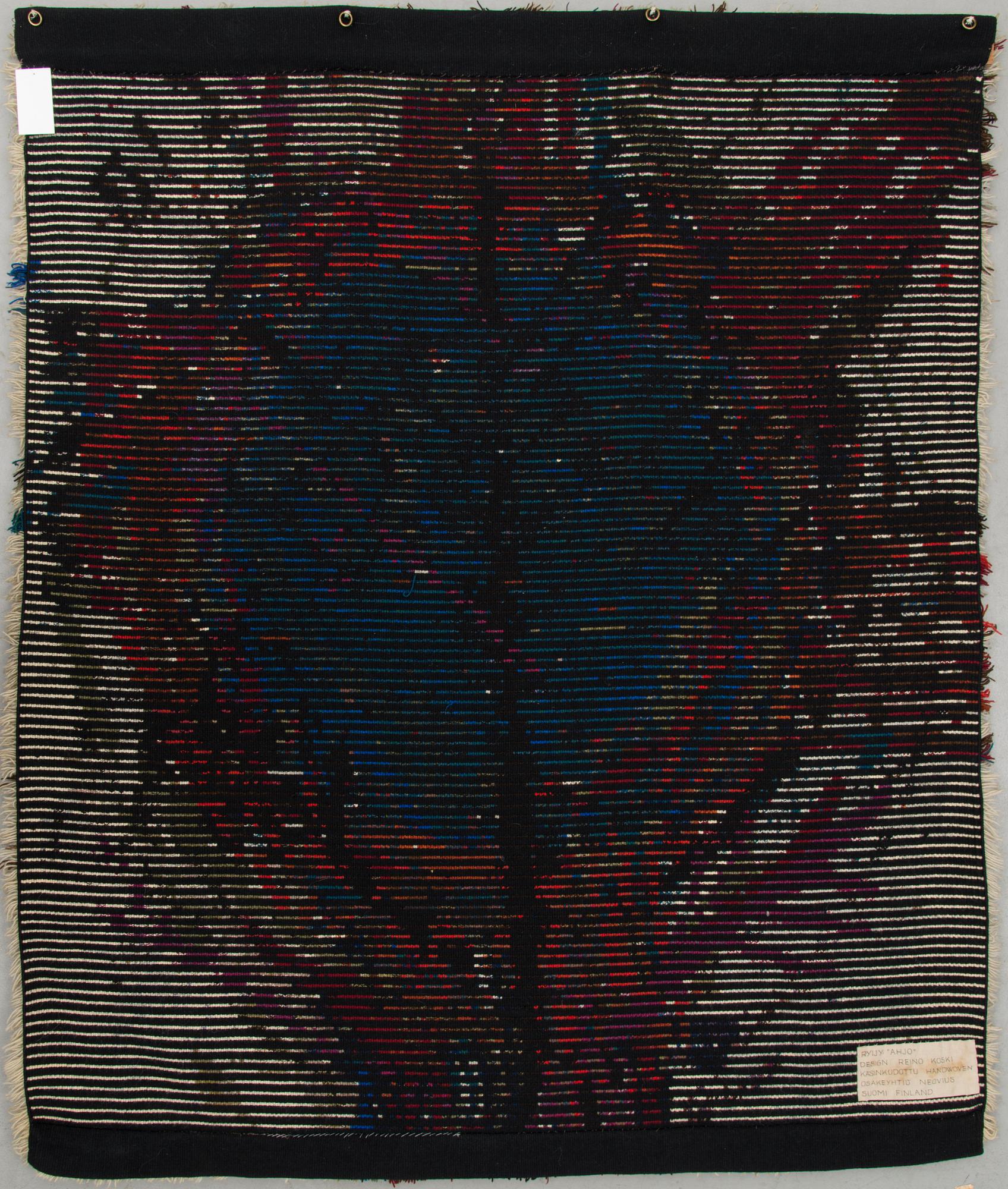 REINO KOSKI, rya, Neovius. Ca 150x122 cm.