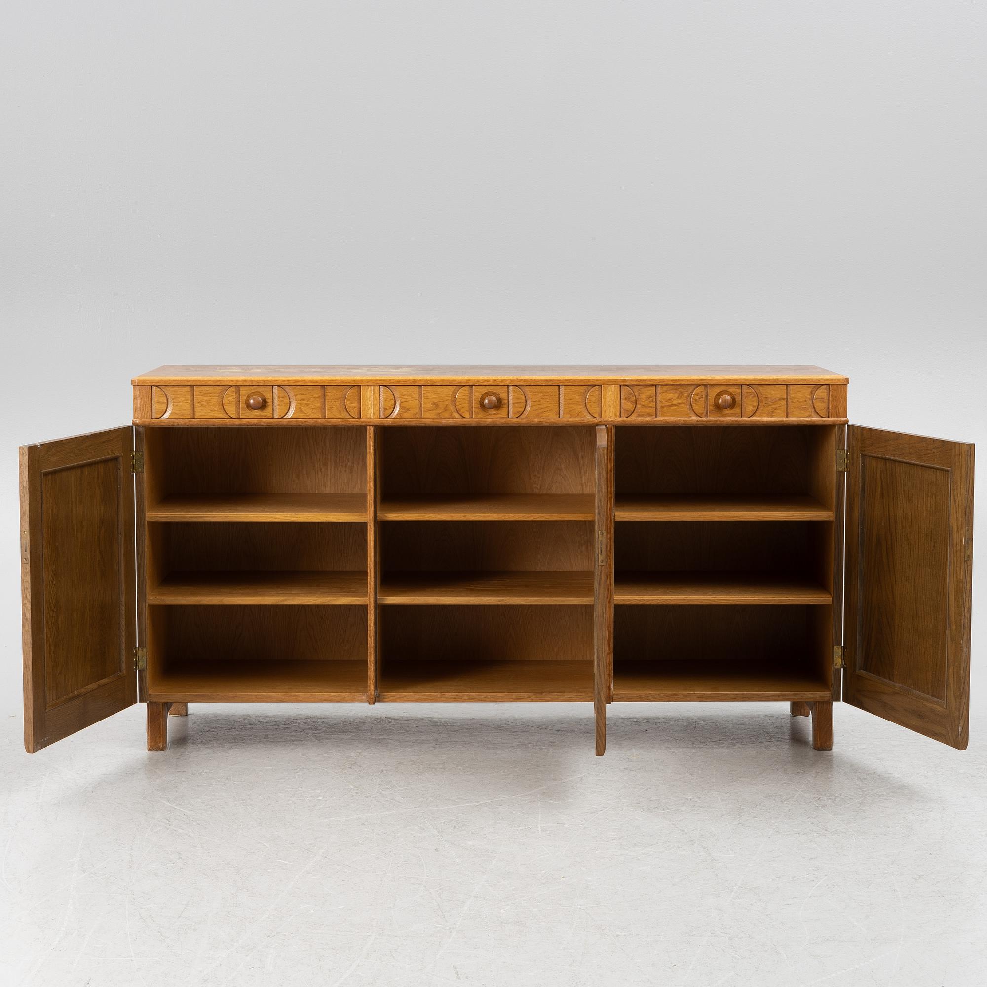 Carl Malmsten, sideboard "Calmare nyckel", second half of the 20th century.