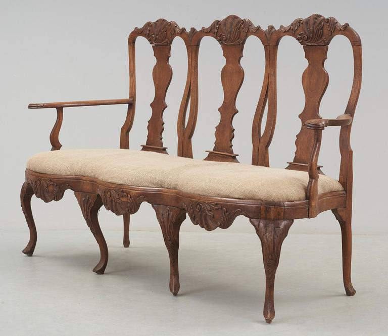 Rokoko, A North European Rococo 18th century sofa.