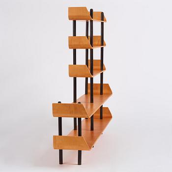 Wilhelm Lutjens, a bookshelf / room divider, model "545", De Boer Gouda, The Netherlands 1950-60s.
