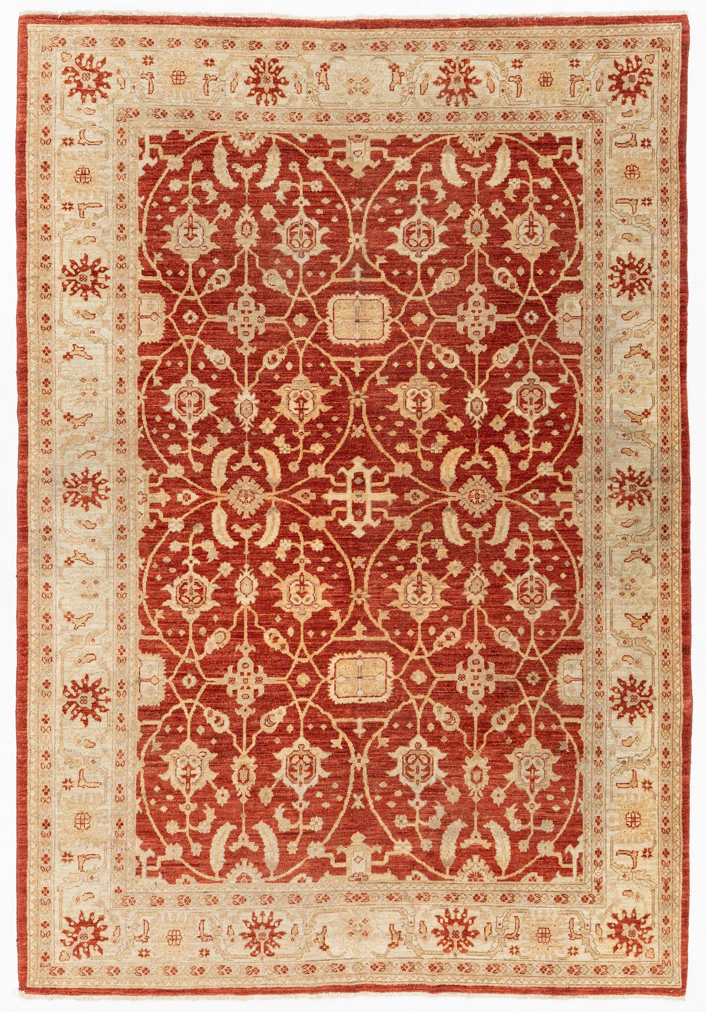 Carpet, Peshawar/Lahore probably, circa 295 x 204 cm.
