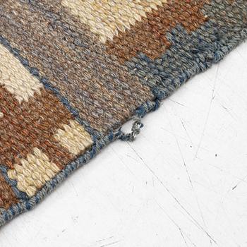 Märta Måås-Fjetterström, a 'Ljusa mattan' flat weave carpet, c. 215 x 180 cm,. signed MMF.