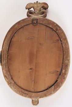 A pair of Gustavian two-light giltwood girandoles by J. Åkerblad (master 1756-1799).