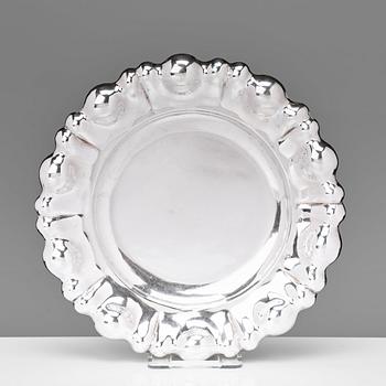 20. A 20th century Austrian-Hungarian silver plate.