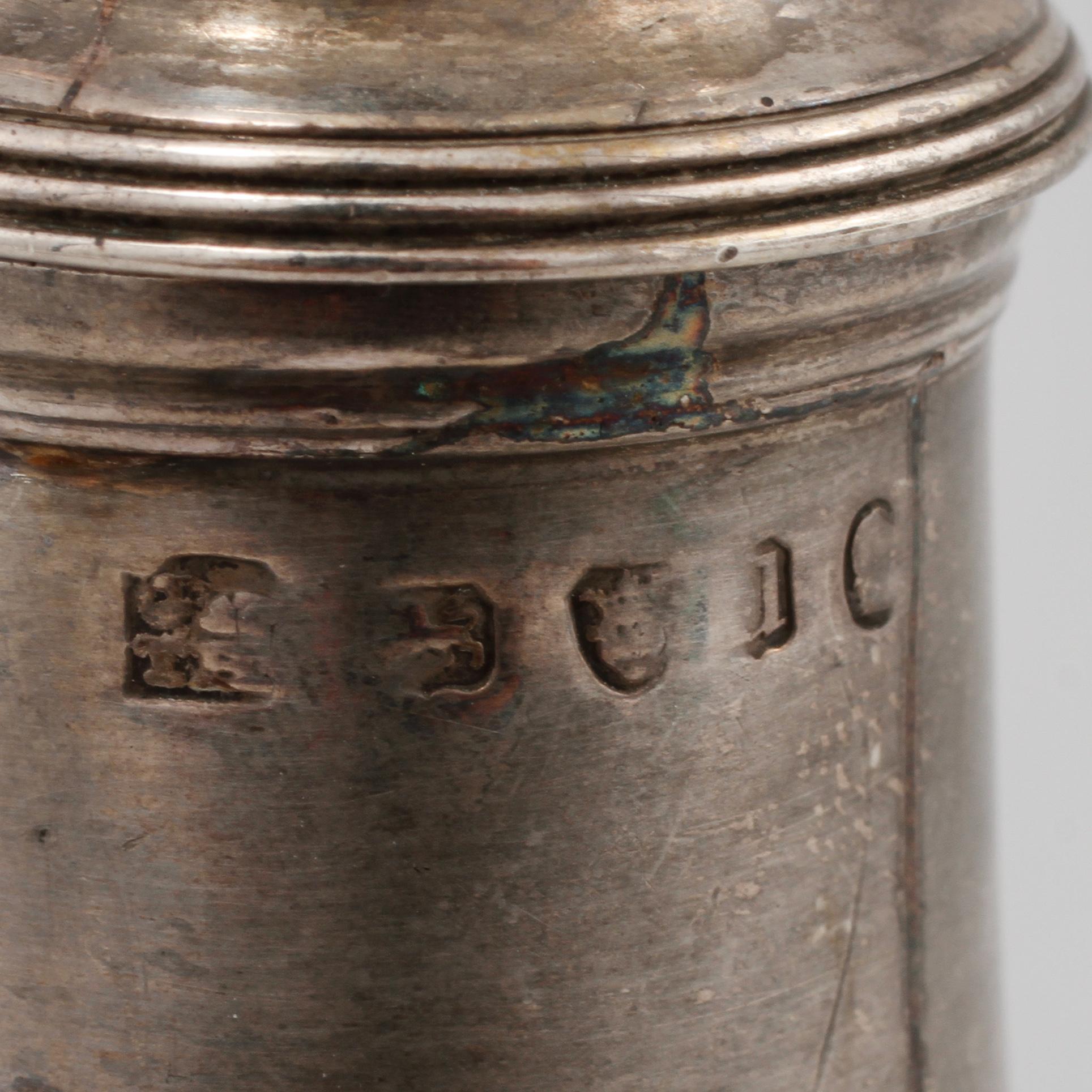 PARTI SILVER, 3 delar, 1800/1900-tal. Vikt 260 g.