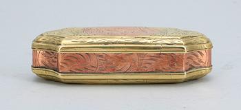 DOSA MED LOCK, mässing, troligen Holland, 1700/1800-tal.