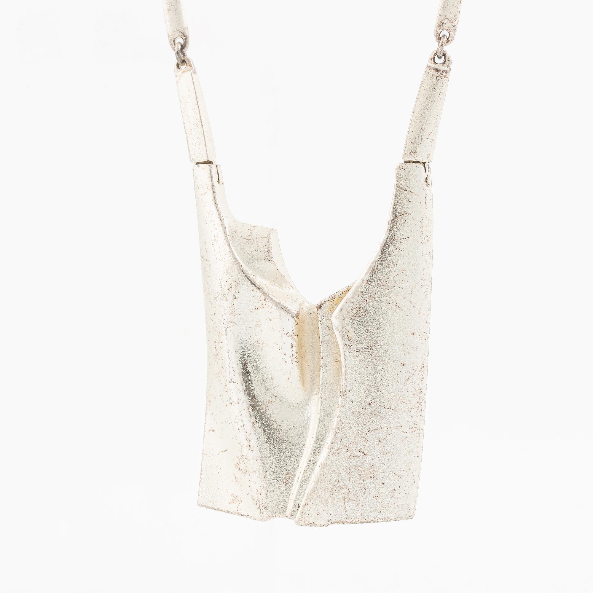 Björn Weckström, necklace, silver, "January", Lapponia 1994.