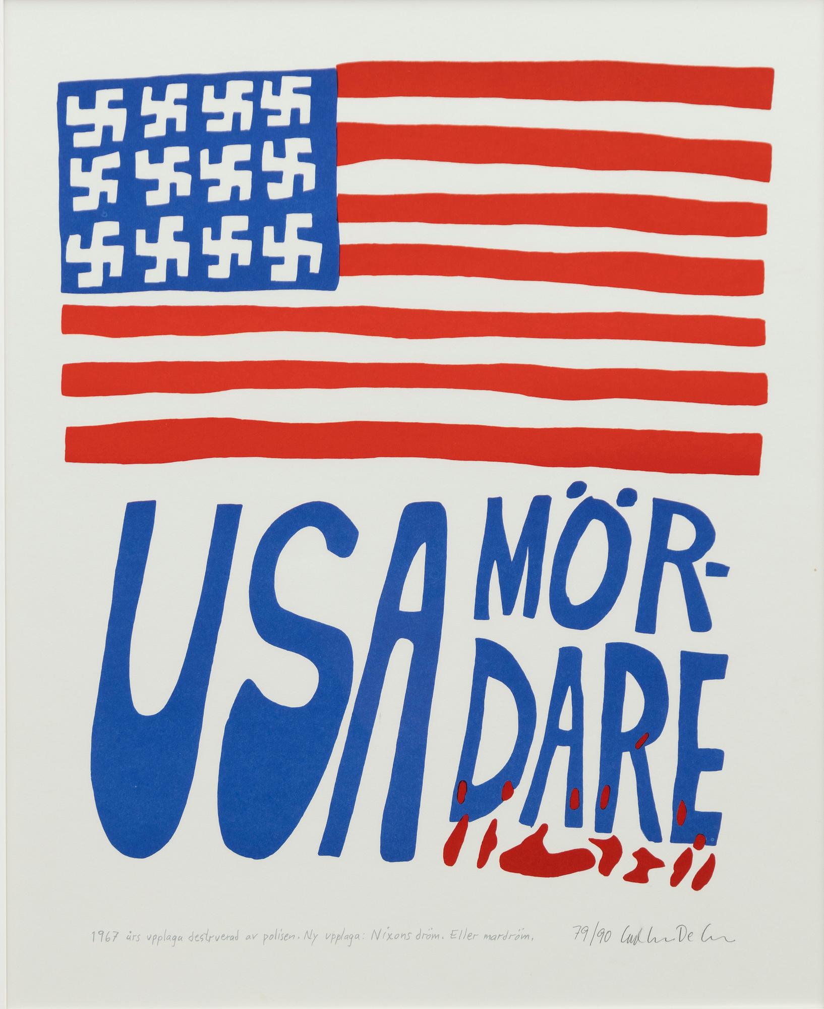 Carl Johan De Geer, "USA Mördare" (Large image).