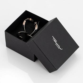 Vivianna Torun Bülow-Hübe, a pair of sterling silver earrings.