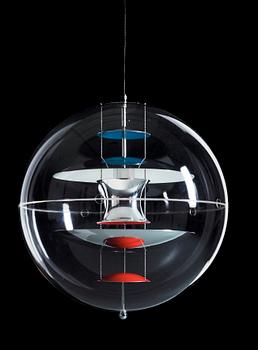 A Verner Panton 'VP-Globe' hanging lamp, Louis Poulsen, Denmark.