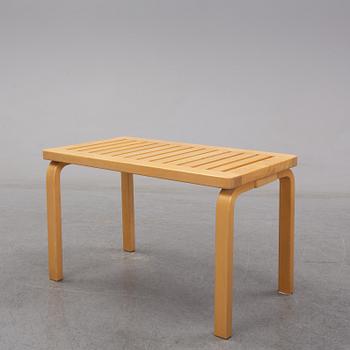 A model 153 birch bench by Alvar Aalto for Artek. designed 1945.