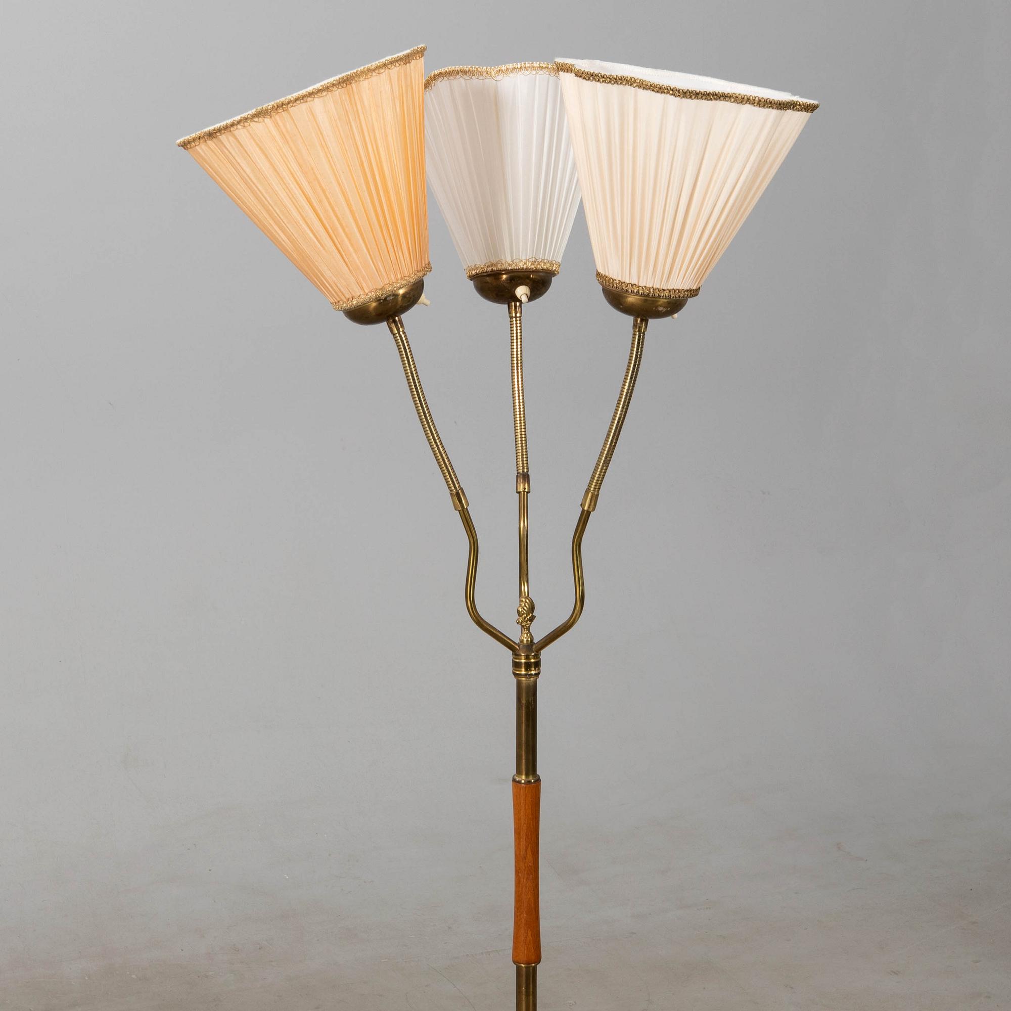 Golvlampa EAE Eskilstuna Elektrofabrik, 1950/1960-tal.